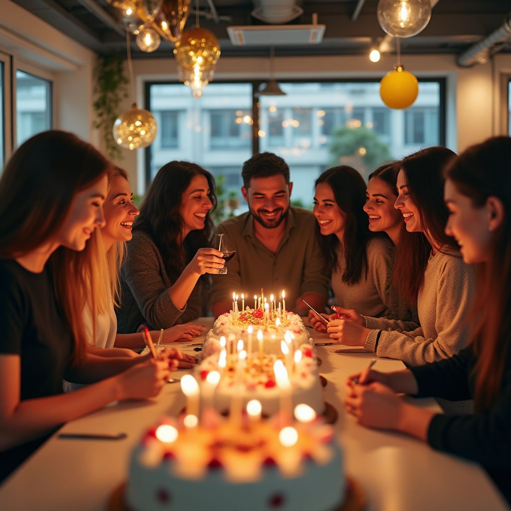 Celebración del aniversario de la empresa